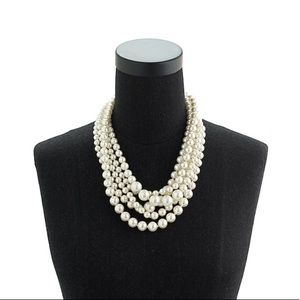 J.Crew Pearl Twisted Hammock Necklace